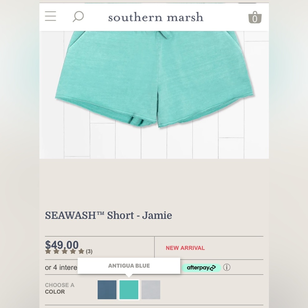 Southern Marsh Seawash Shorts-Jamie